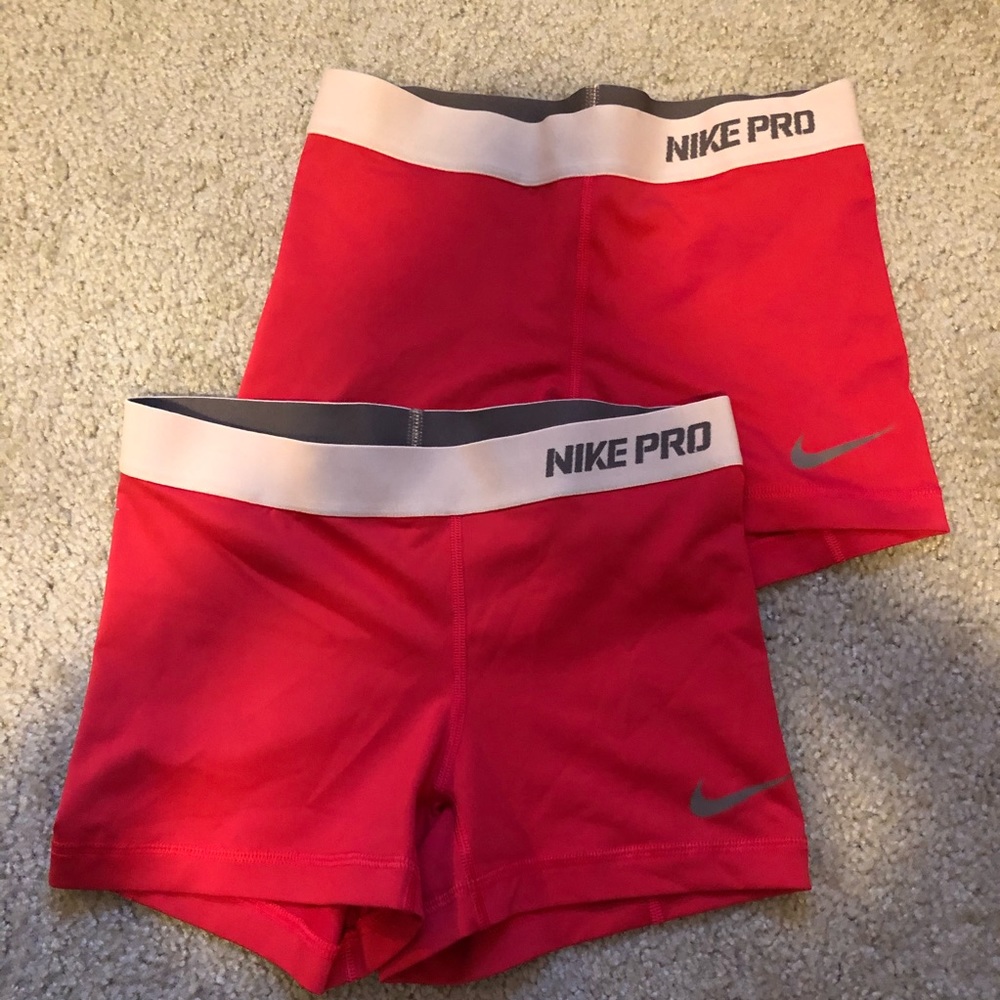 Red nike pros